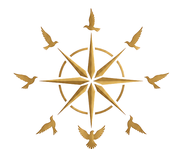 Mount Ex Holdings compass and birds emblem